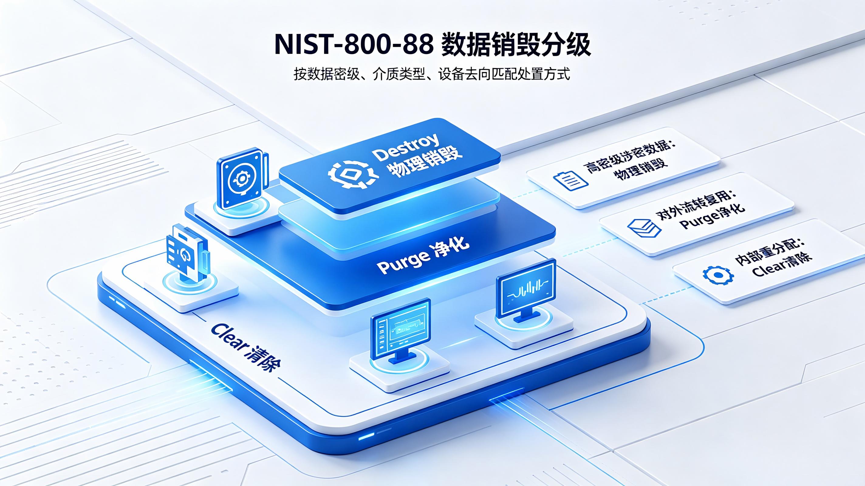 数据销毁国际标准NIST‑800‑88，企业落地实操指南